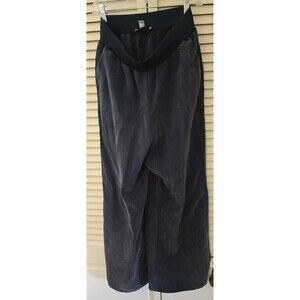 Amour Vert Women's Navy and Blue Trousers Medium